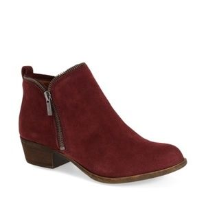 Lucky Brand 'Bartalino' Bootie Maroon